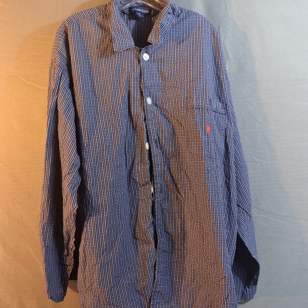 Ralph Lauren | Men's | Light & Dark Blue | Casual Button Down (Make me an offer)